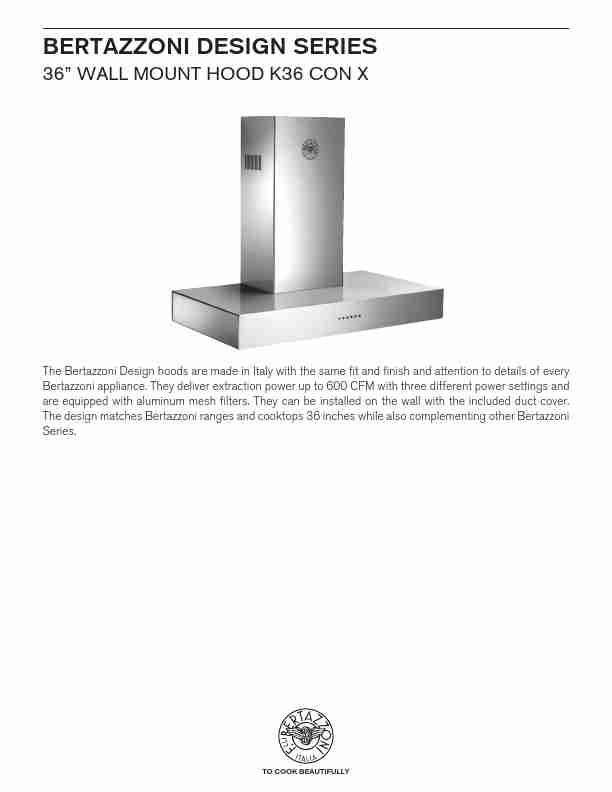 Bertazzoni Ventilation Hood 36-page_pdf